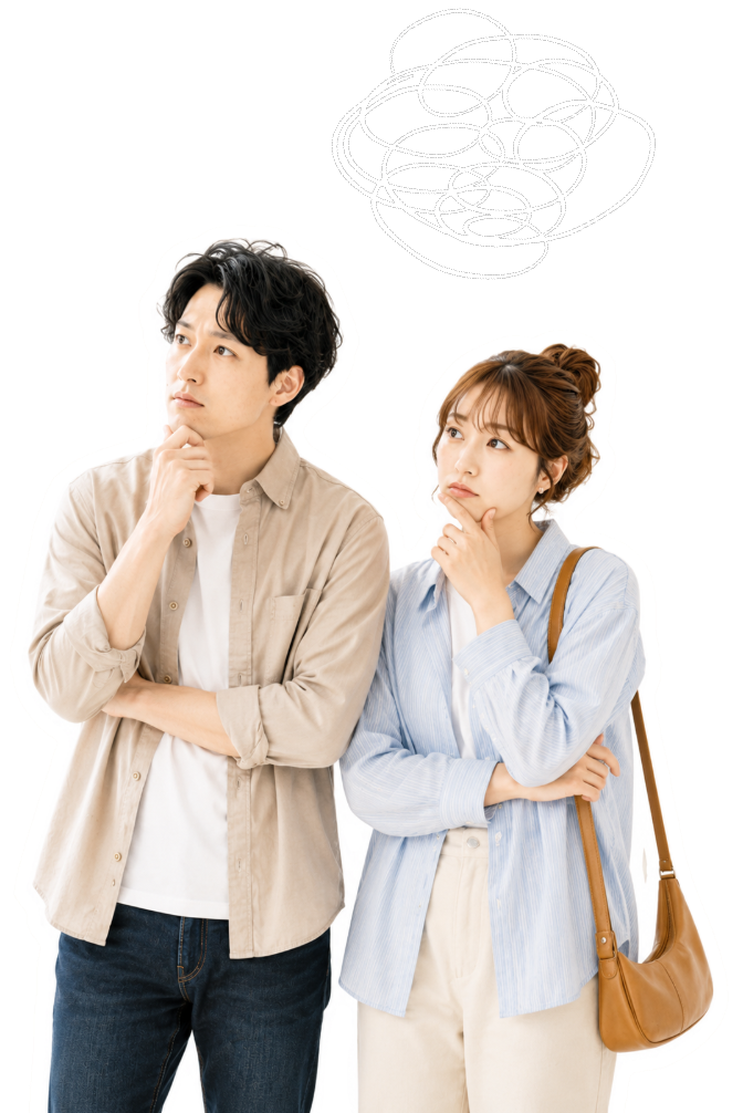 結婚式準備で何から決めるか悩むカップル